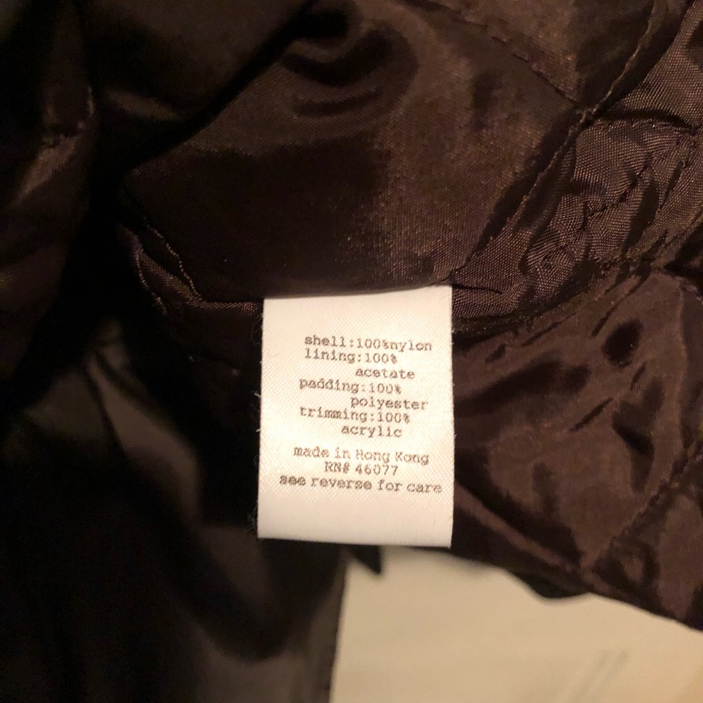 ❌NWOT Susie Tompkins Fur Collar Jacket, size L - Picture 5 of 11